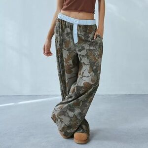 Urban Outfitters NWOT Out From Under Avril Boxer Pant Camo